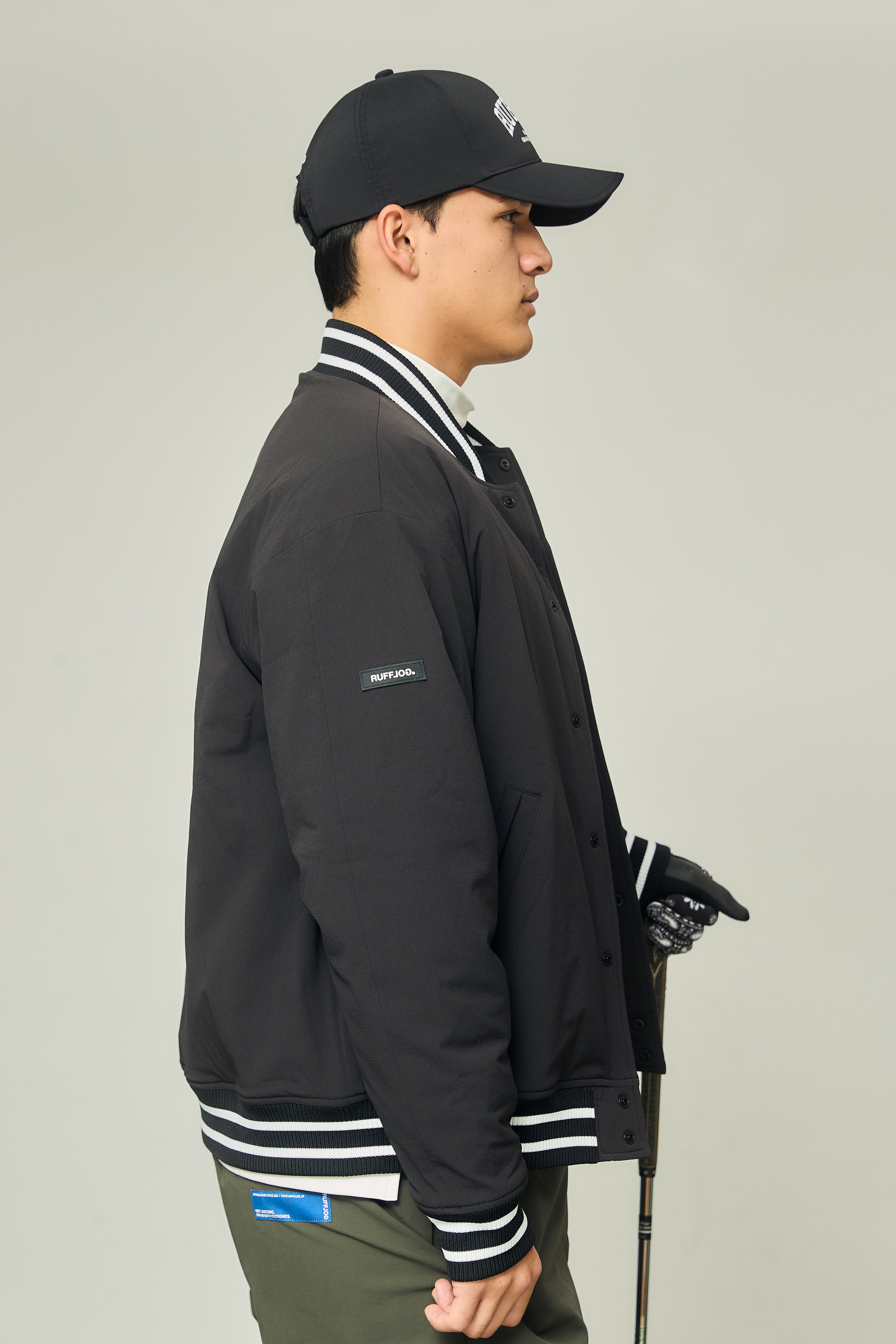 MA-1 PUFFER JACKET BLACK – RUFFLOG