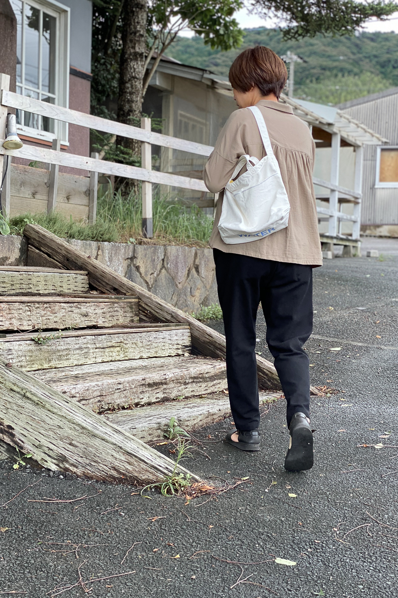 ブルク様 evameva コットンシルク イージーパンツ evam eva cotton