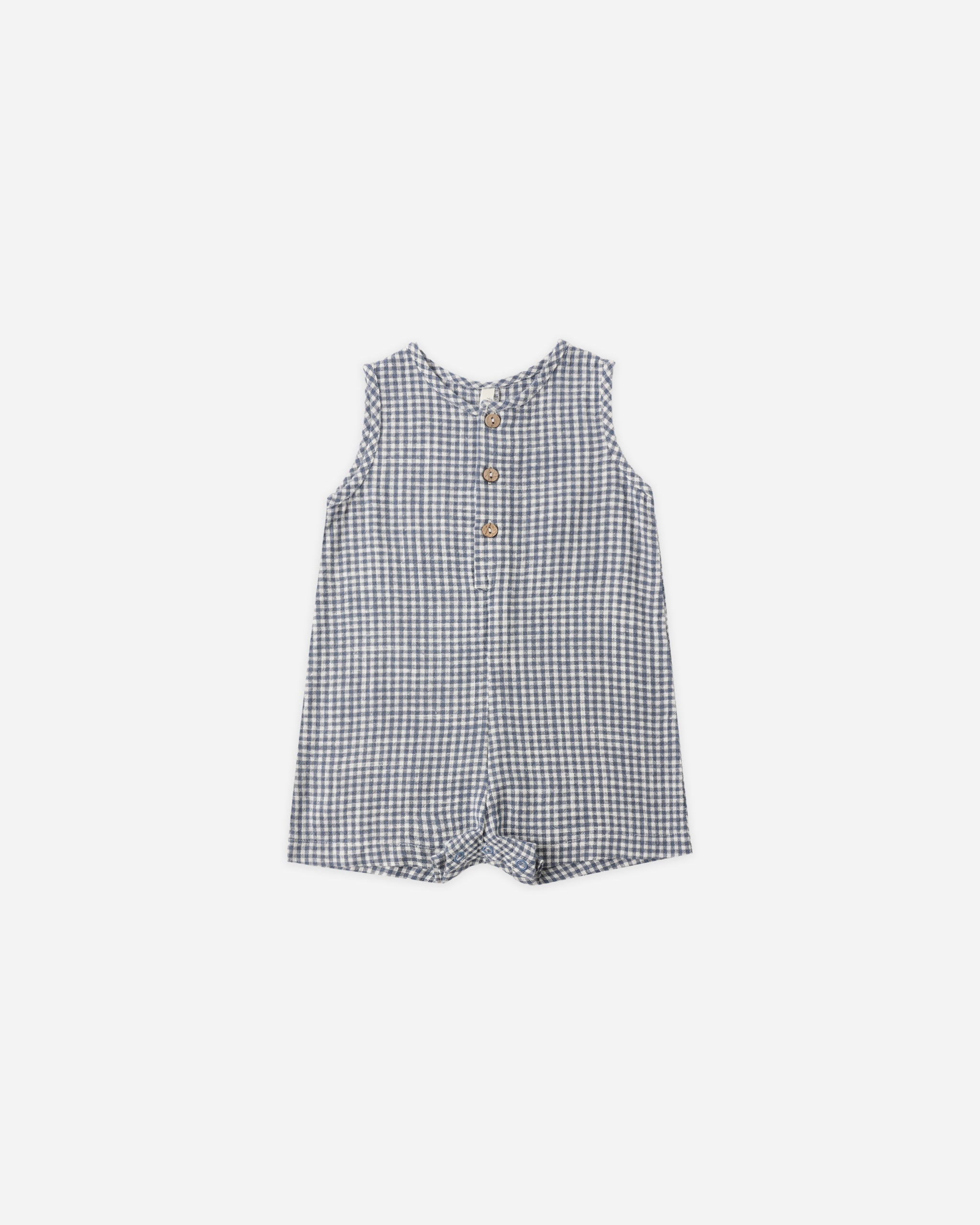 Mavrick Romper Marine Gingham – Rylee + Cru Canada