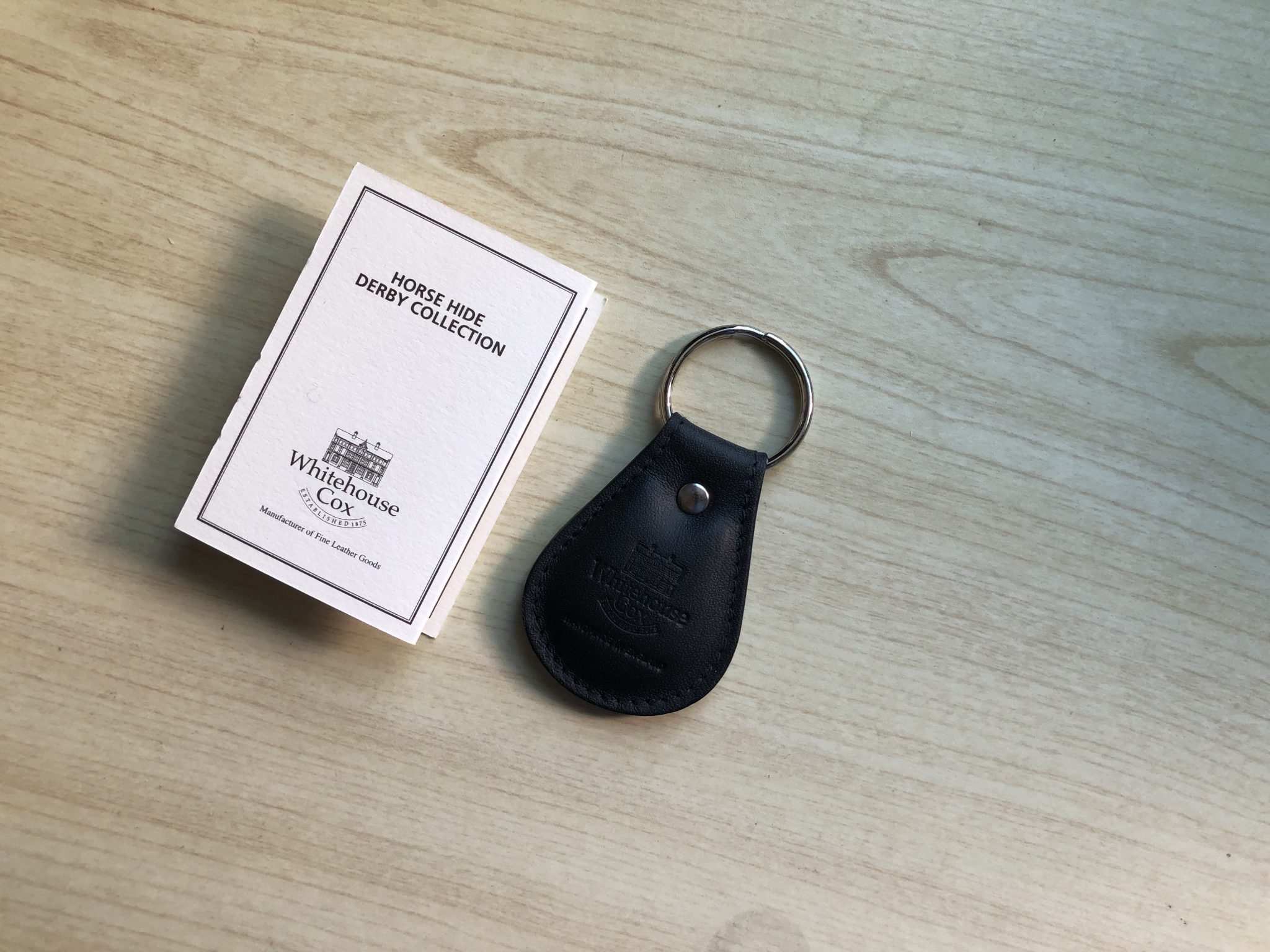 ホワイトハウスコックス ホースハイド キーホルダー（Whitehouse Cox