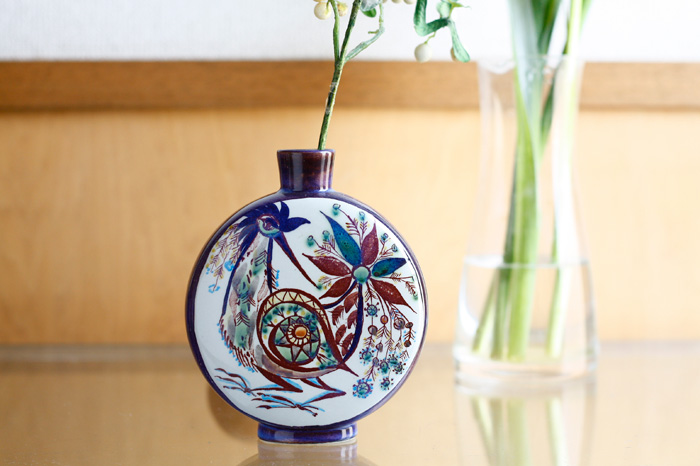 北欧モダンデザイン広場 / ロイヤルコペンハーゲン ベース／（鳥絵）