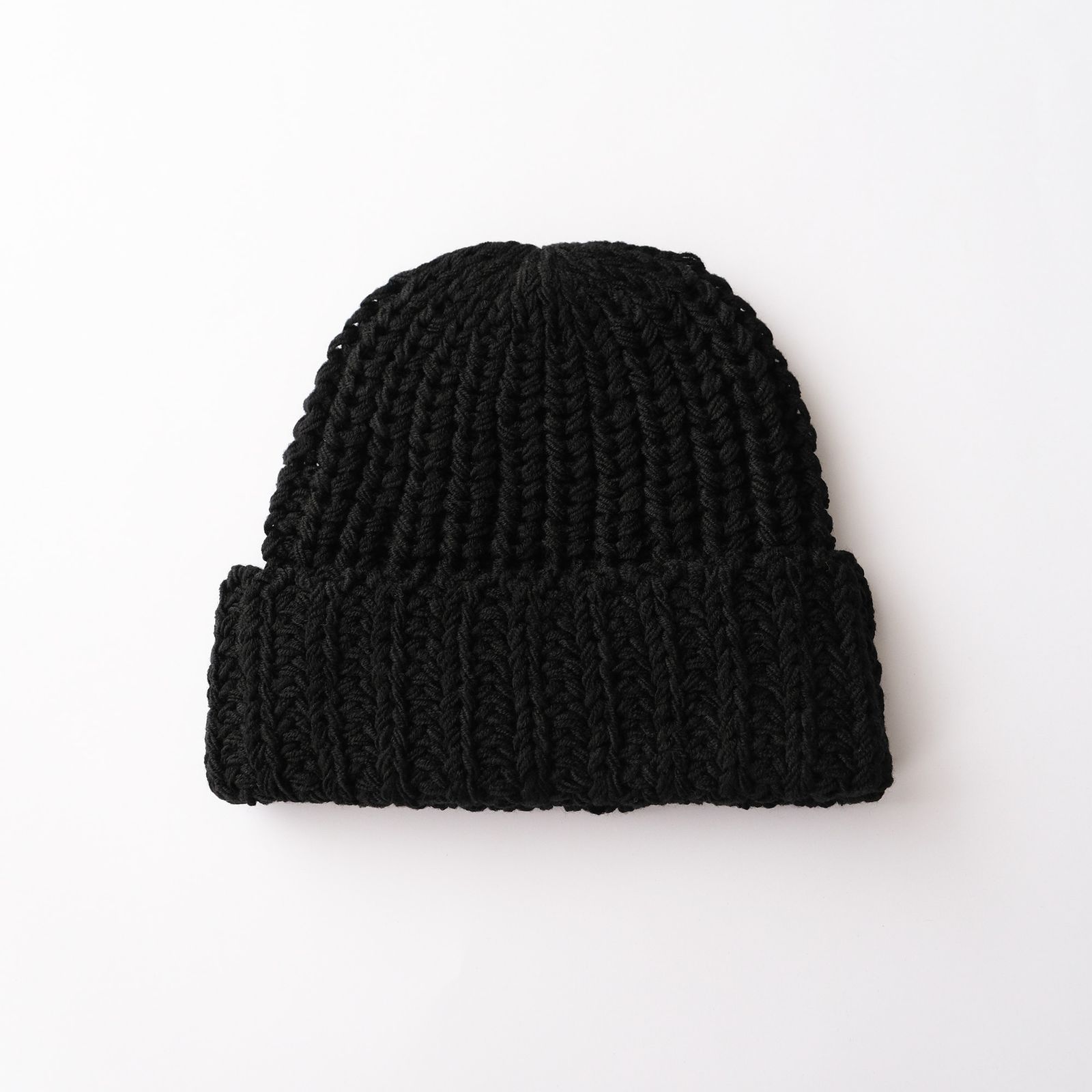 COMESANDGOES - Big Knit -ニットキャップ-（Black /ブラック
