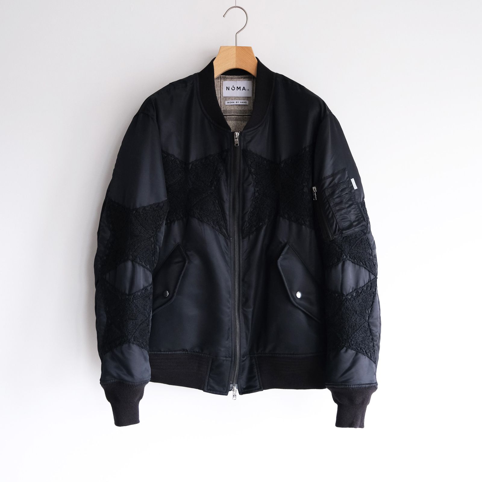 NOMARHYTHM TEXTILE - The Craft Hand Embroidery Flight Jacket