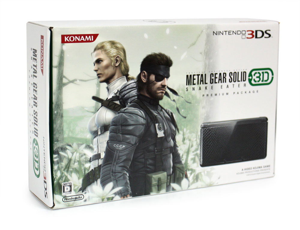 Metal Gear Solid Snake Eater 3D Premium Package (Konami Style