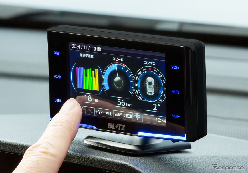 国内のすべての取締機にこの1台で対応、ブリッツが新型レーザー