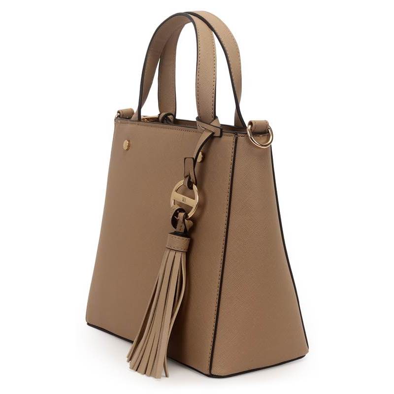 Bolsa Satchel Media Com Chaveiro Personalizado