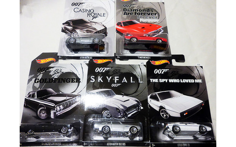 コンビニ限定「007ボンドカー」5車種、ディティール確認［写真蔵