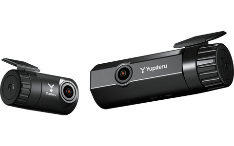 ユピテルから無線LAN内蔵・スリム設計の前後2カメラドライブレコーダー