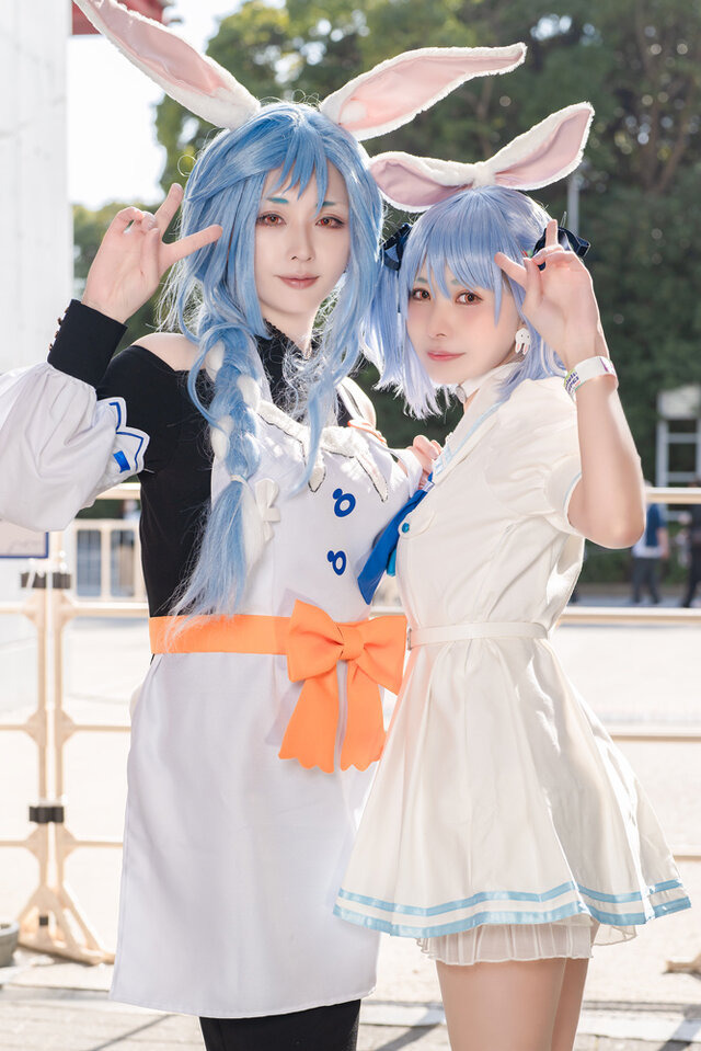 コスプレ】めっちゃ可愛いフブさん、あくまり親子アロハ衣装併せ、ぺこ