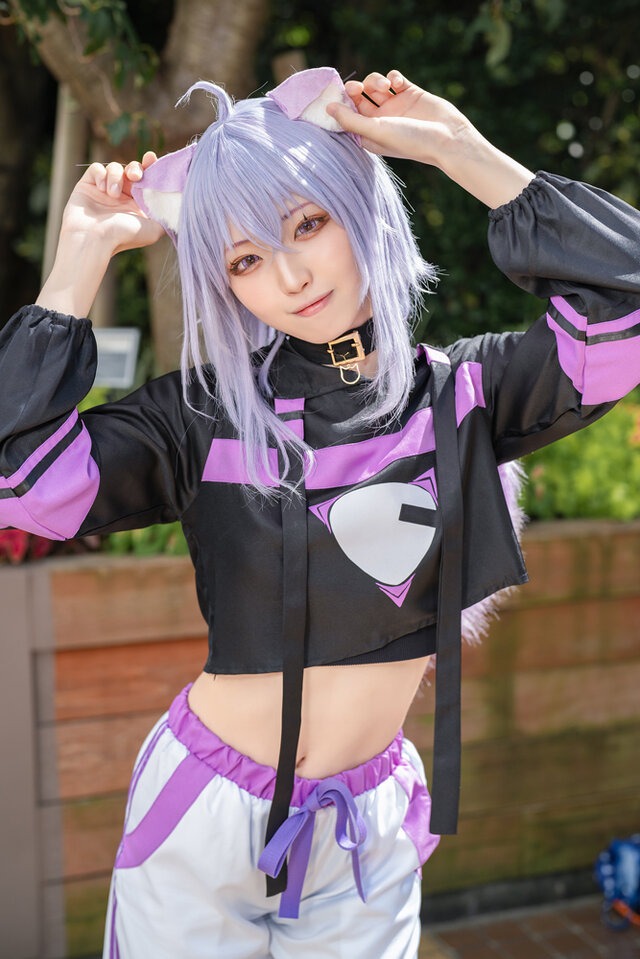 コスプレ】「もぐもぐ～おかゆ～！」ホロライブ・猫又おかゆのいたずら