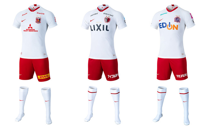ナイキ、浦和レッズ・鹿島アントラーズ・サンフレッチェ広島の統一