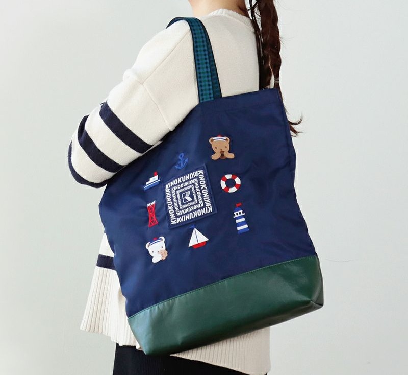 紀ノ国屋、数量限定「familiar」とのコラボトートバッグ・ポーチを展開