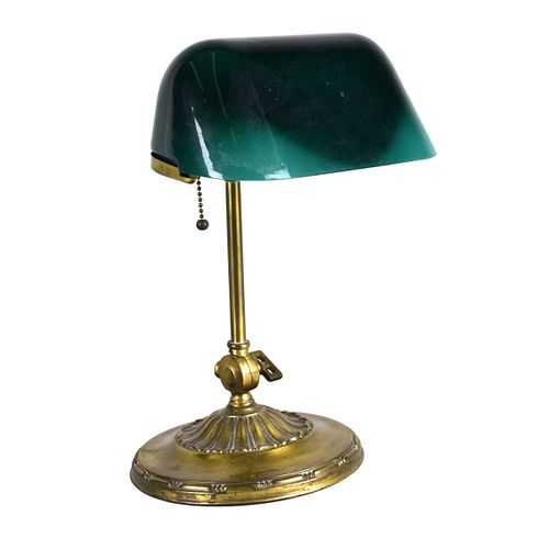 Antique H.G. McFaddin & Co. Emeralite Lamp for sale at auction on