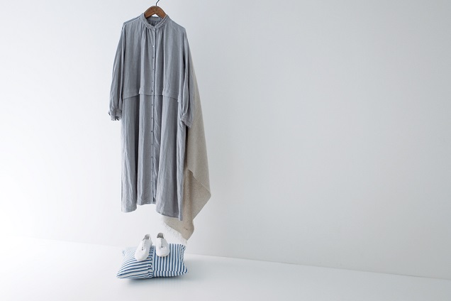 ネストローブ　起毛リネンギャザーワンピース 秋準備の起毛シリーズ** | 岡山店 | nest Robe Shop Blog | nest Robe