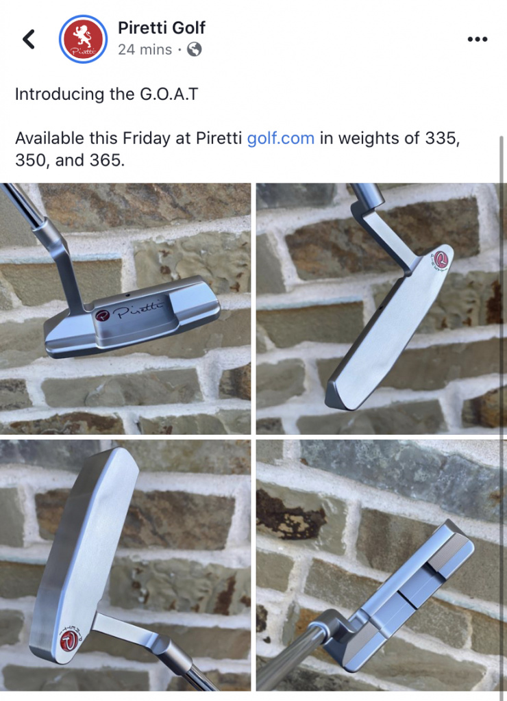 The G.O.A.T Putter by Piretti Golf - Putter Mods and Micro Putter