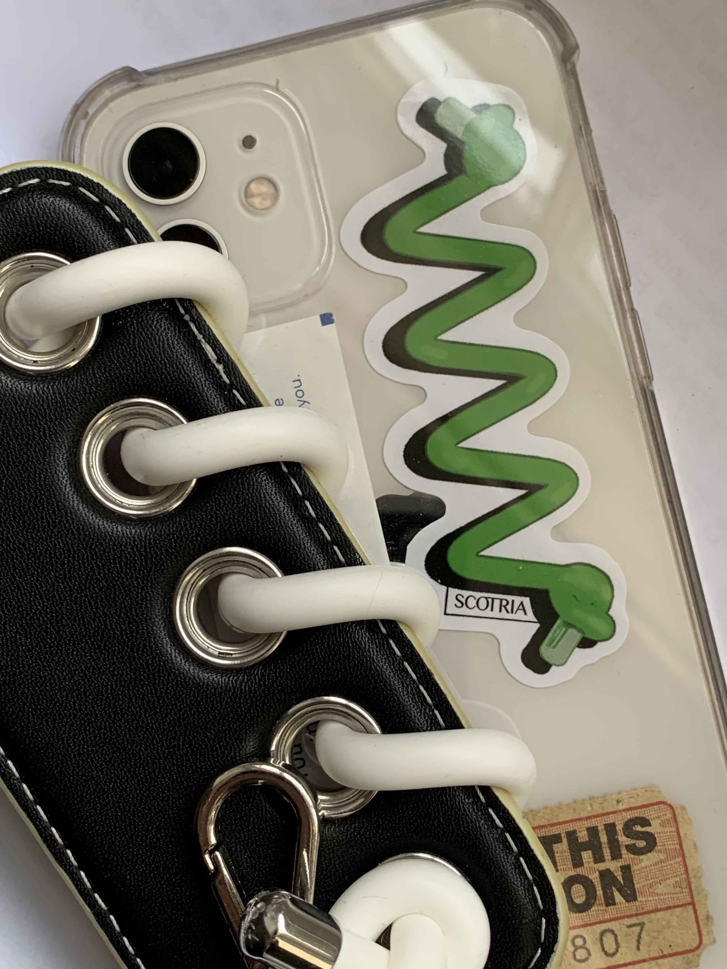 Spiral Keyring in Black [カスタマイズ] – SCOTRIA