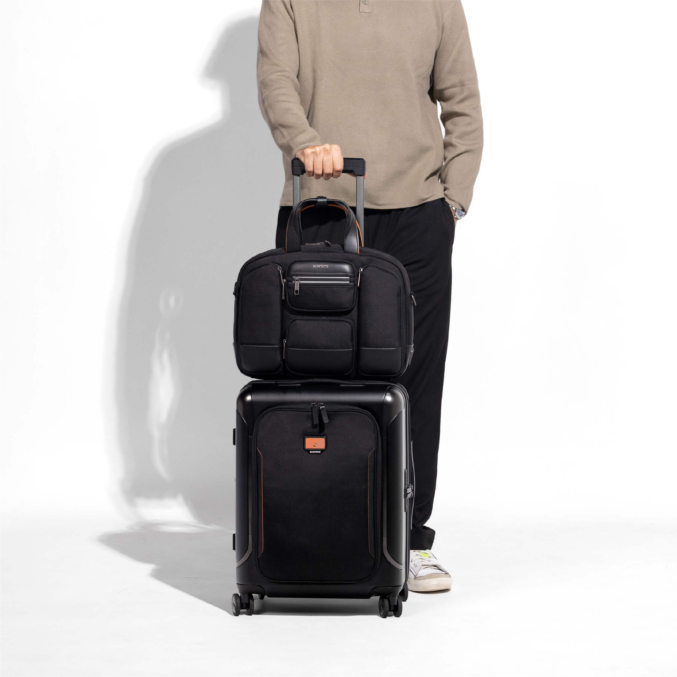 Terminal | Office Messenger Bag | Midnight Black – Scarters India