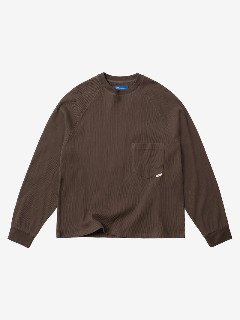 Waffle Longsleeve - Loam – SCRT