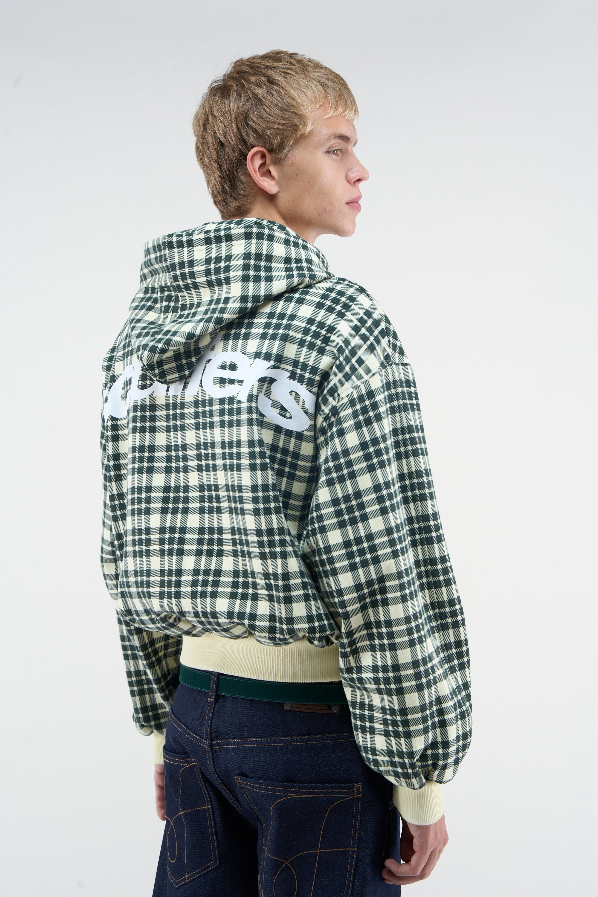 Scff Green Checks Zipper – Scuffers