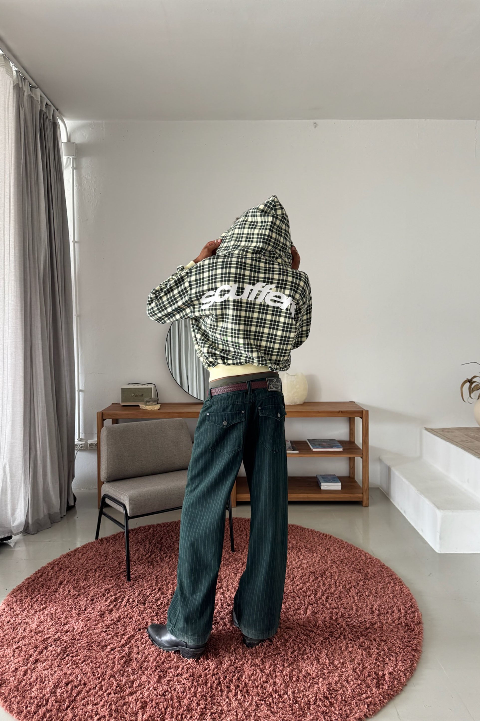 Scff Green Checks Zipper – Scuffers