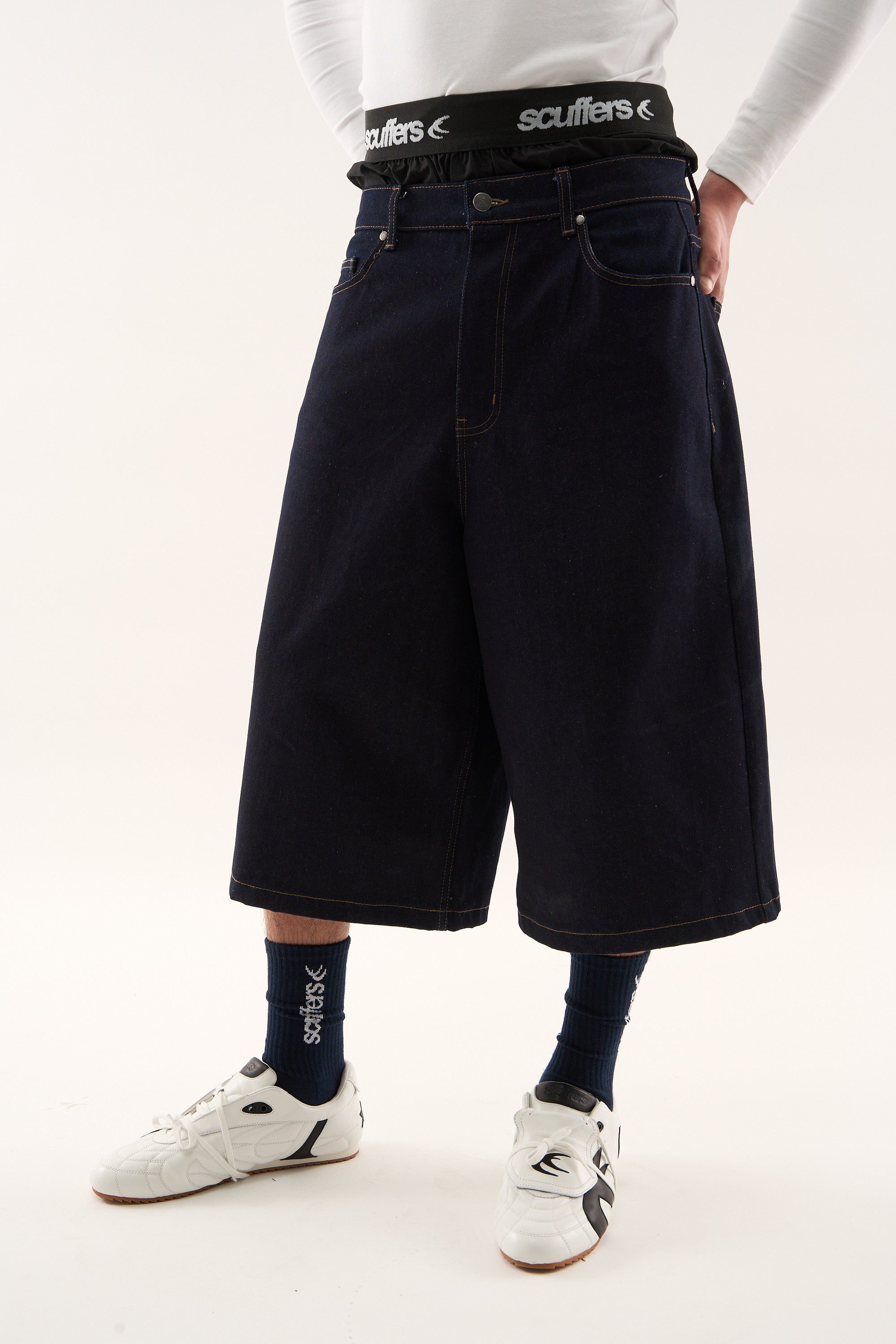 Jumbo Dark Blue Shorts – Scuffers