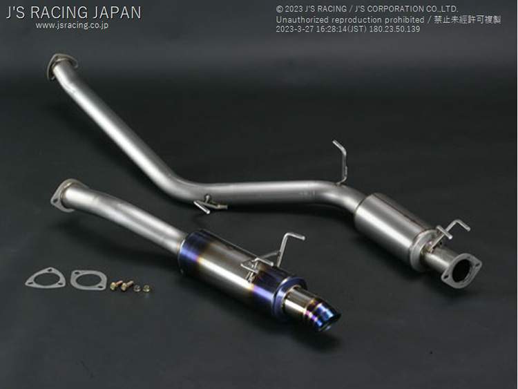 ジェイズレーシング FX-PROフルチタンマフラー – シビック タイプR FD2