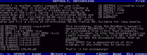 SAM BASIC - ultimate basic, more then a typical interpreter