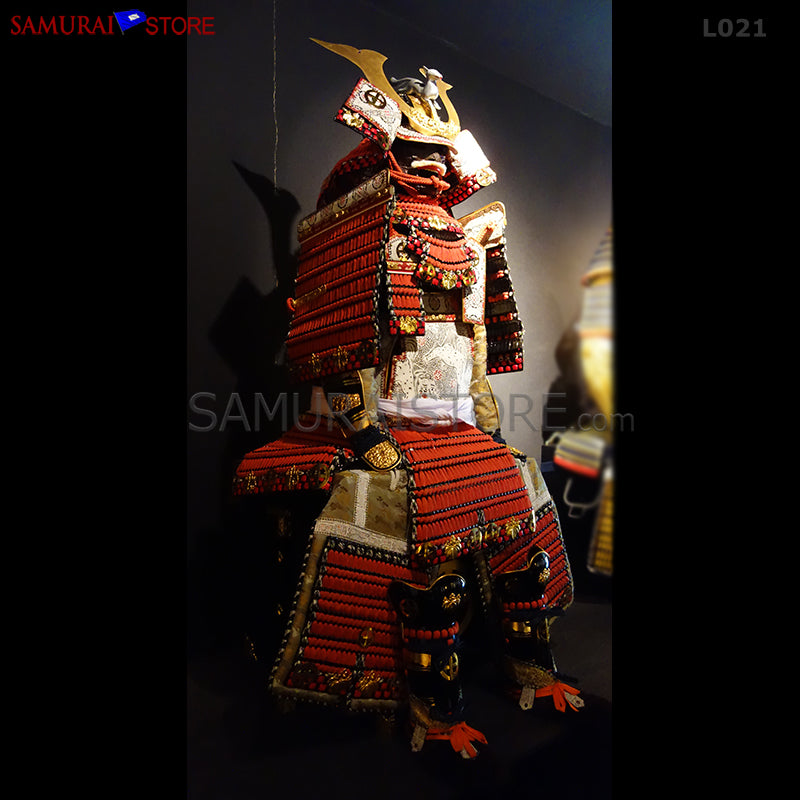 L021 赤糸威 本大札大鎧 等身大 - サムライストア SAMURAI STORE