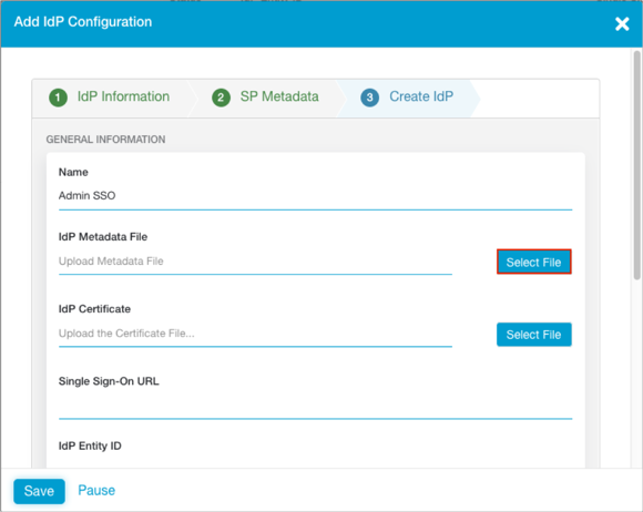 SSOのセットアップ