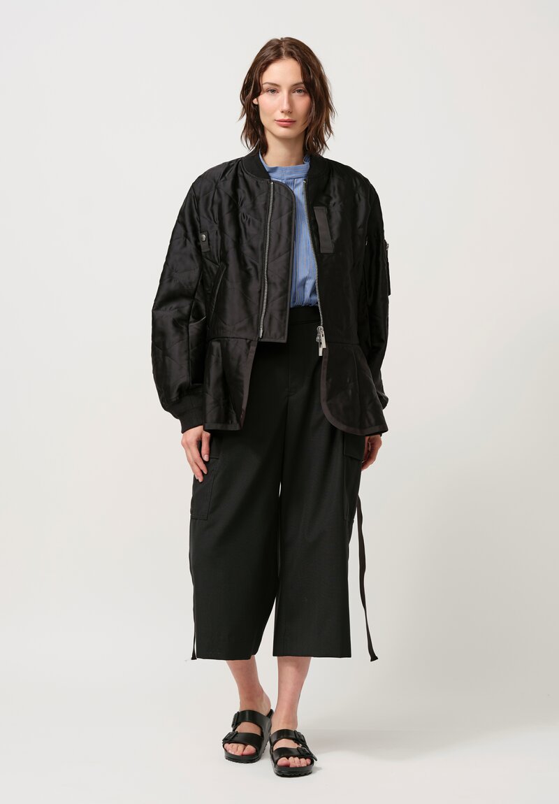 Sacai Suiting Pants in Black | Santa Fe Dry Goods . Workshop