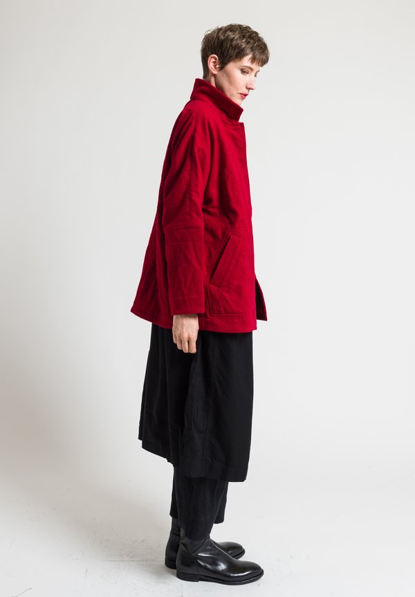 Casey Casey Virgin Wool Higa Jacket in Red | Santa Fe Dry Goods