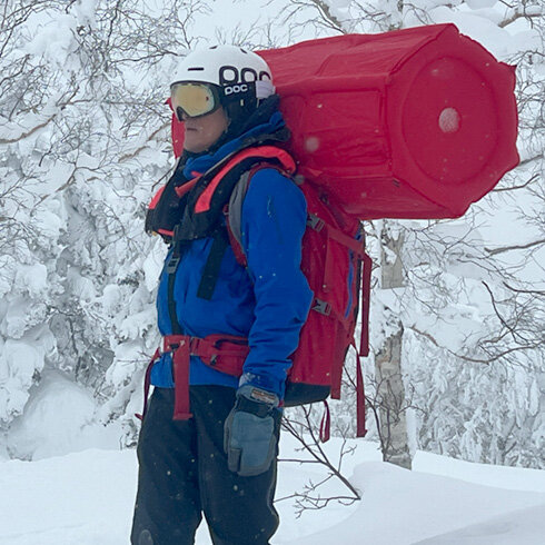 雪崩用エアバッグ AEROSIZE VEST ONE - 商品紹介 - 山岳医療救助機構