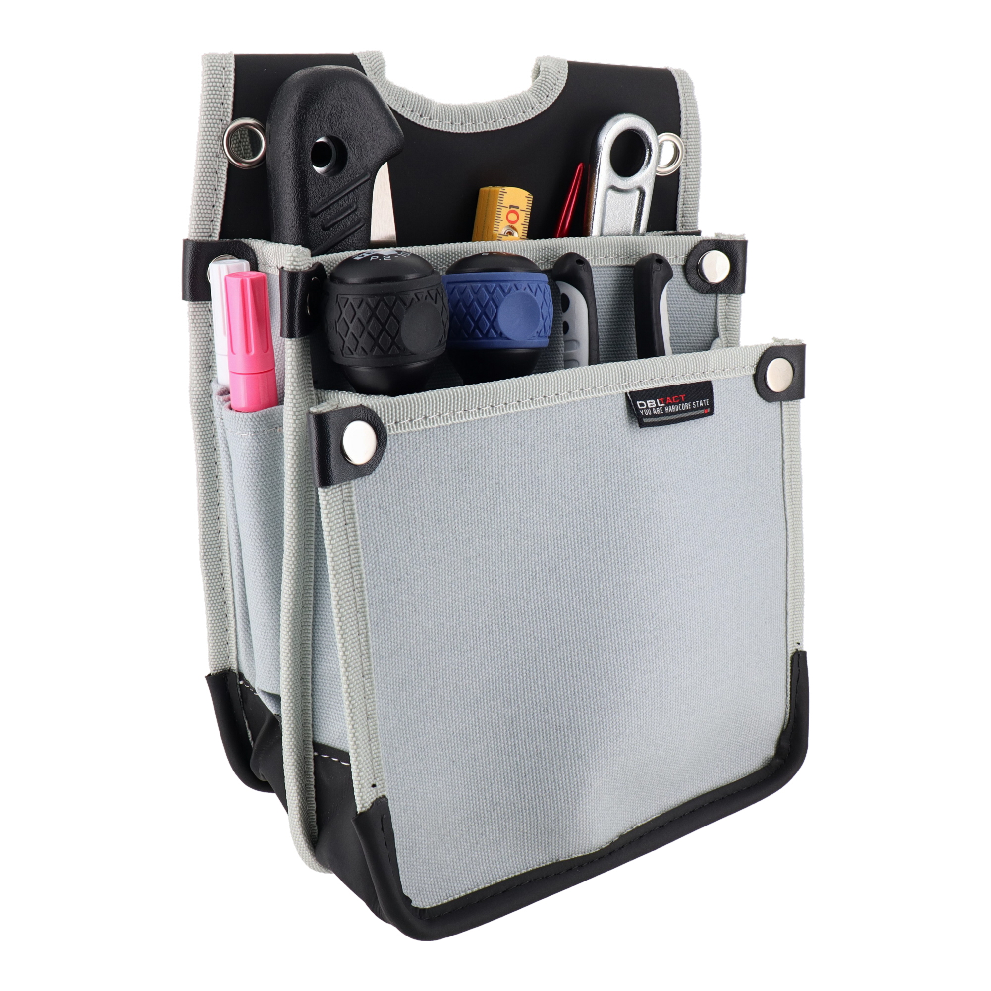 DTH-01-GR 作業ベルト・収納袋 腰袋 帆布電工袋 グレー｜株式会社 三共