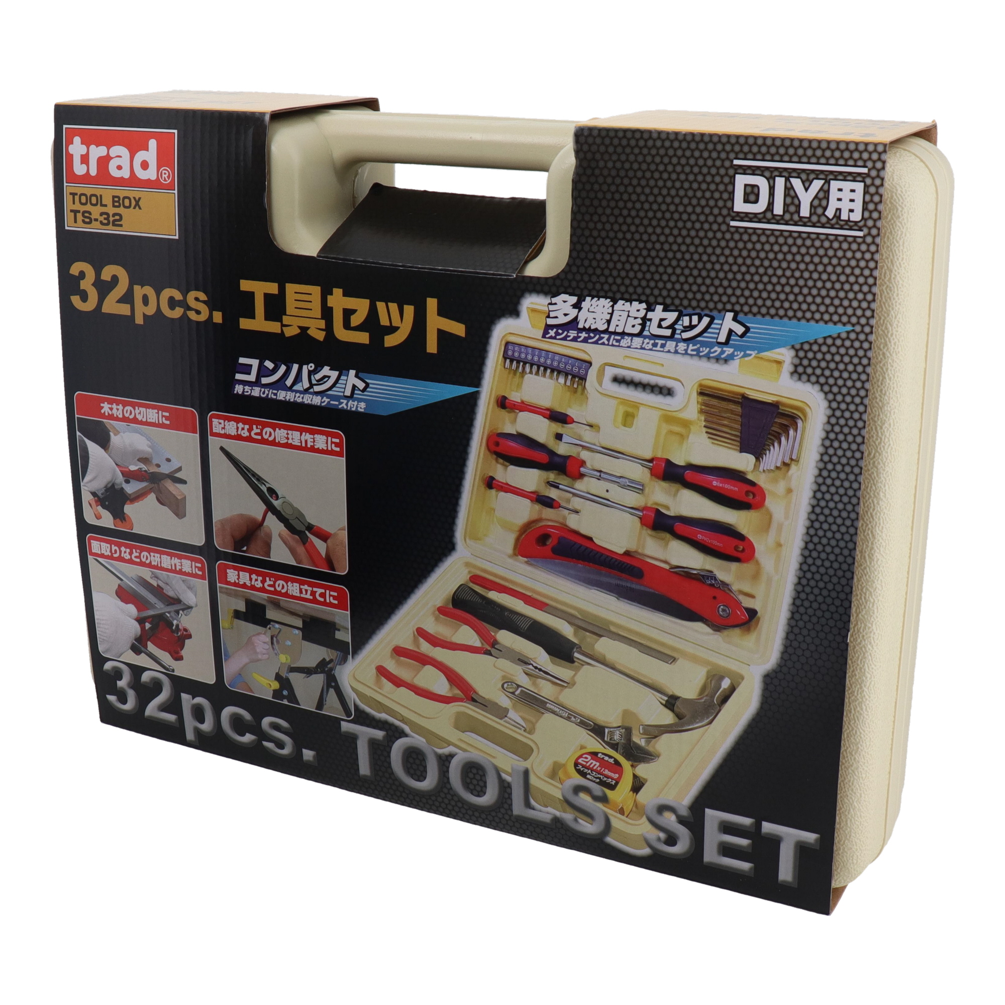 TS-32 工具セット 複合品 セット 32pcs.工具セット｜株式会社 三共