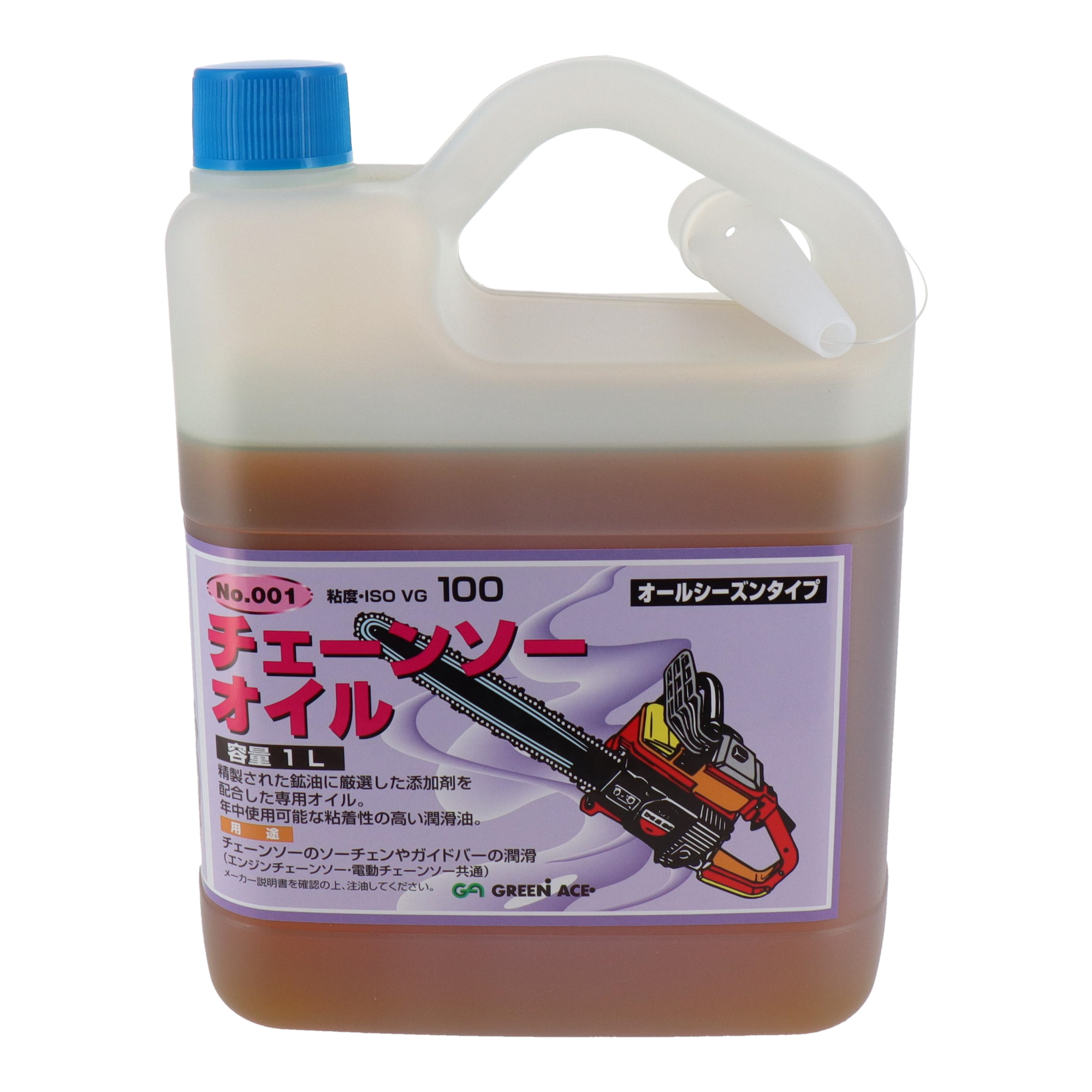 001 防錆・潤滑剤 液体タイプ チェーンソーオイル 1L｜株式会社 三共