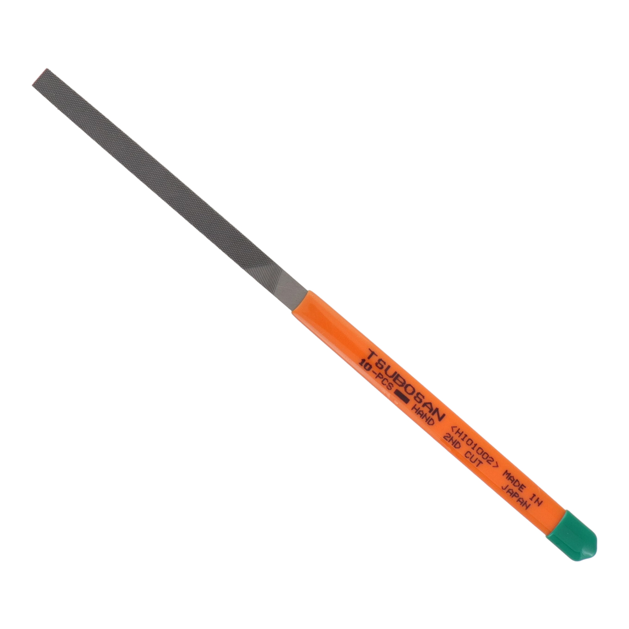 K-101 切削・研磨 工具 細工ヤスリ 細工用ヤスリ 平 中目 10本型｜株式