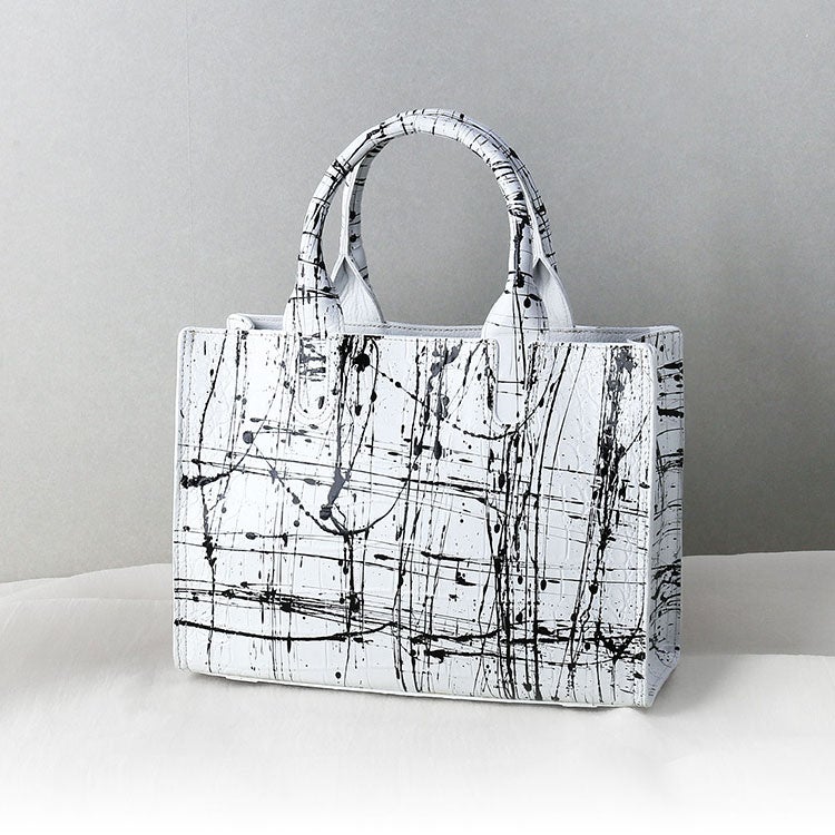 クロコダイル トートバッグ 2WAY ショルダーベルト付き 日本製 4FA