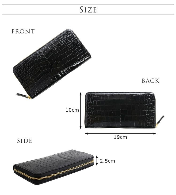 スモールクロコダイル ポロサス 長財布 レディース 内装 パイソン 本革