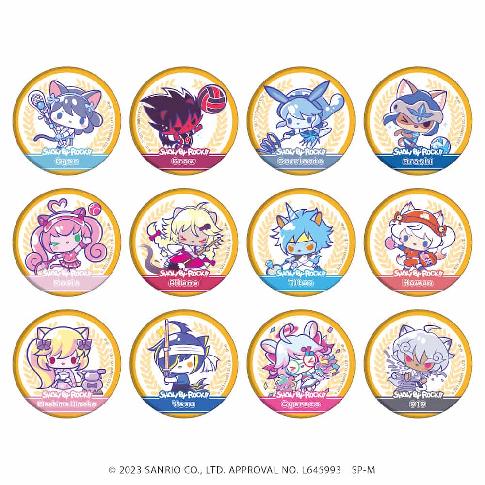 SHOW BY ROCK!!｜缶バッジ「SHOW BY ROCK!!」42/部活動応援部ver