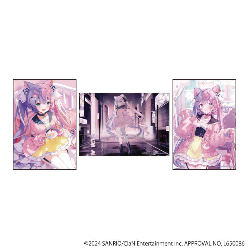 にゃんたじあ！｜L版ブロマイド3枚セット「にゃんたじあ！」01/公式