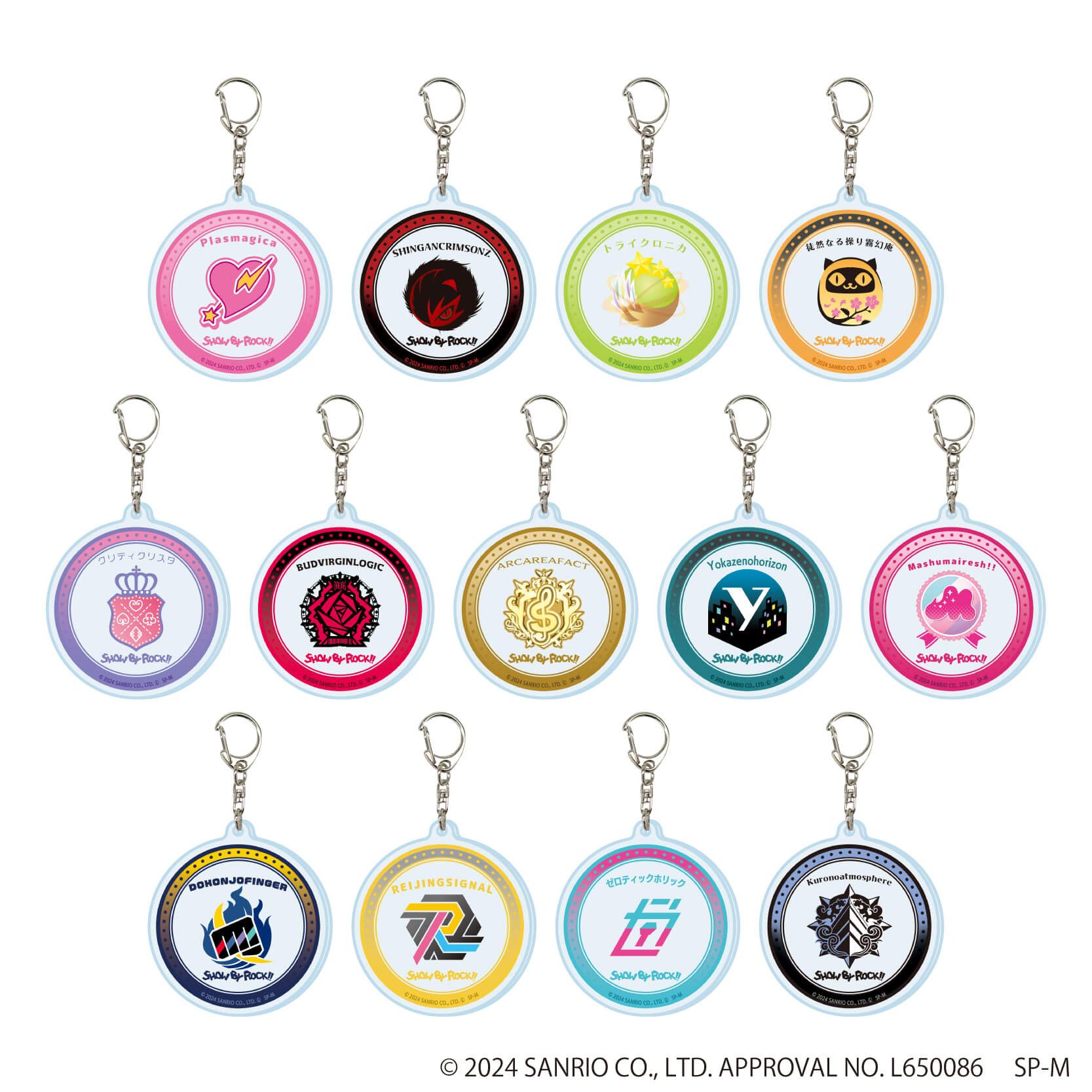SHOW BY ROCK!!｜アクリルキーホルダー「SHOW BY ROCK!!」187/バンド