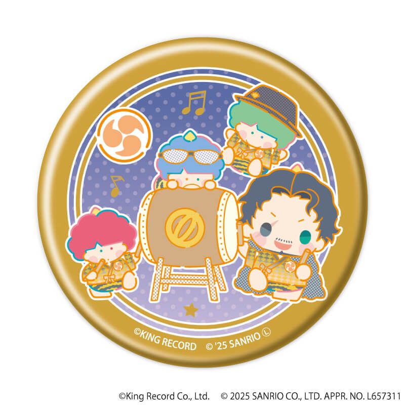 ヒプノシスマイク SANRIO NAKAYOKU EDIT｜マット加工缶バッジ