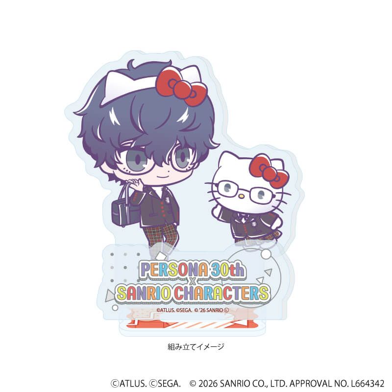 P30th×サンリオキャラクターズ｜アクリルスタンドプレート「P30th