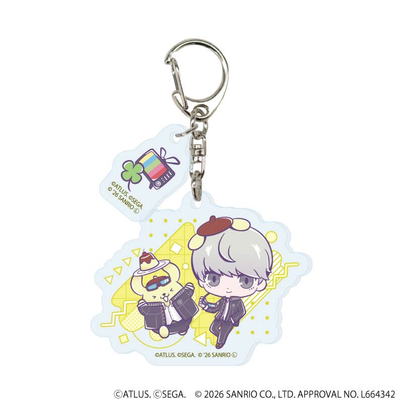 P30th×サンリオキャラクターズ｜パーツ付きアクリルキーホルダー