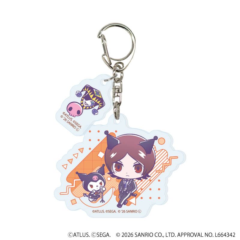 P30th×サンリオキャラクターズ｜パーツ付きアクリルキーホルダー