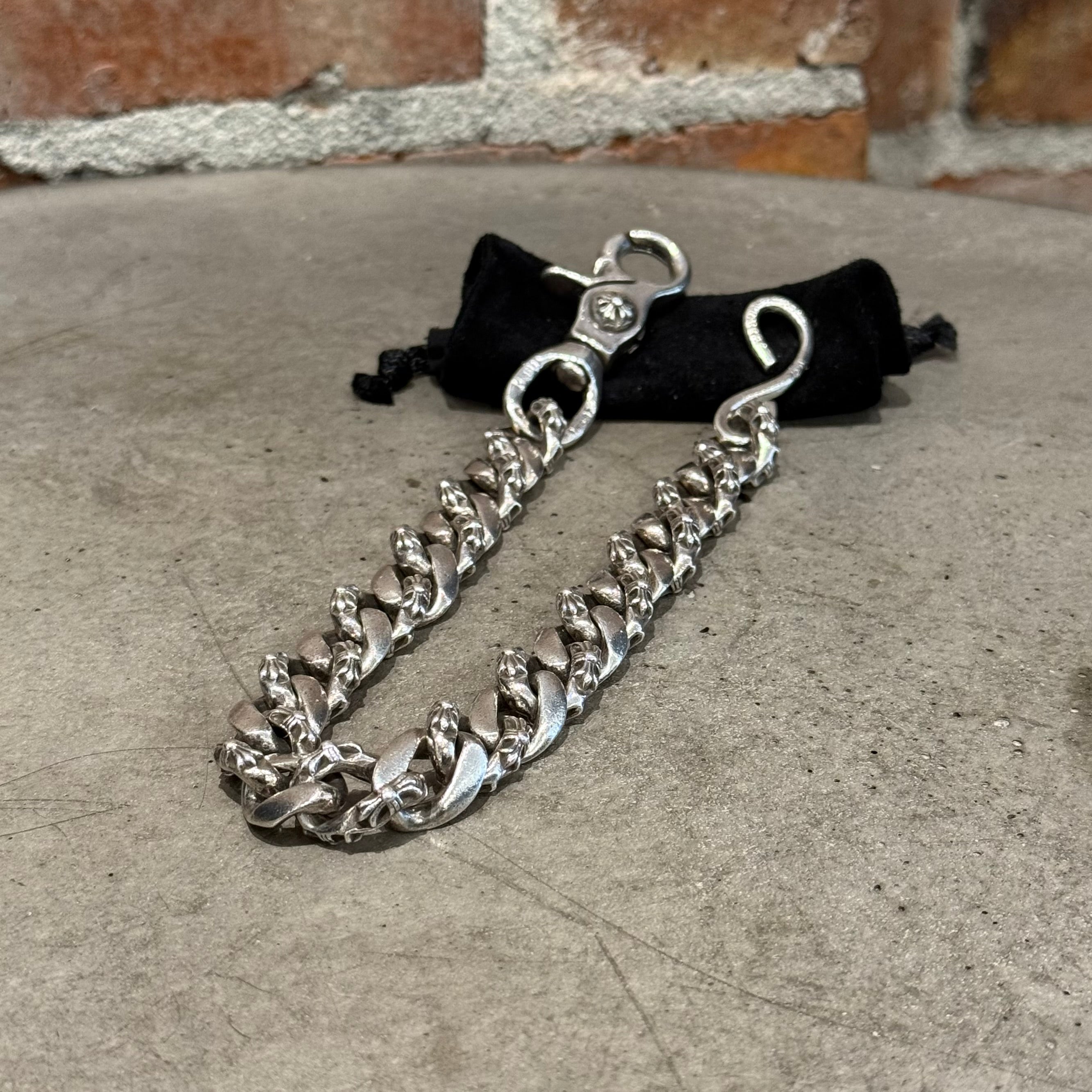 CHROME HEARTS FANCY LINK SHORT WALLET CHAIN 'SILVER' – Sadō Room