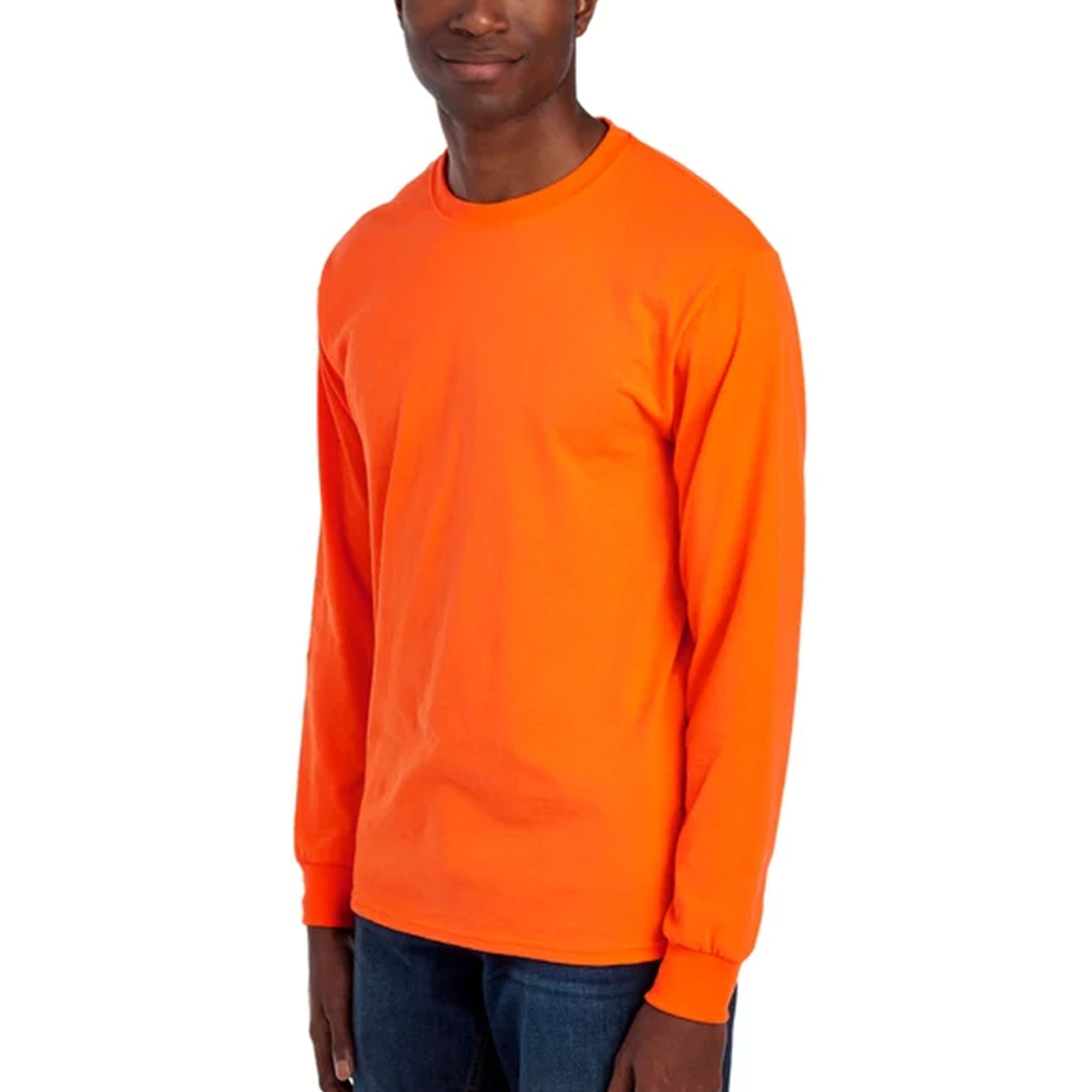 HD Cotton Long Sleeve T-Shirt – Safety Colors – Safetyapparelzone.com