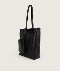 Pazar Book Tote Packable Black – sagan-vienna