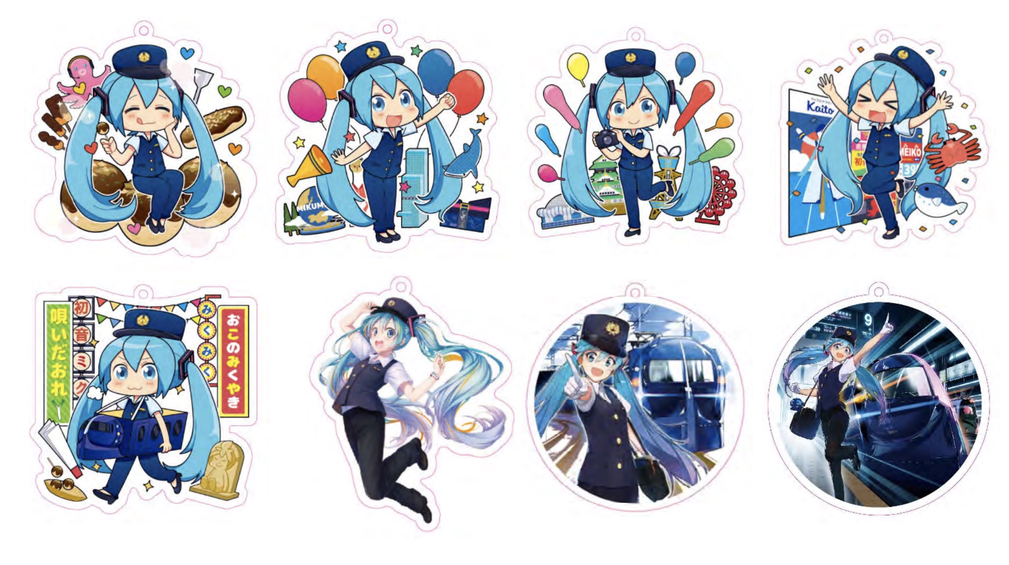 初音ミク × 南海電鉄 実物大45cmヘッドマーク 初音ミク × 南海電鉄