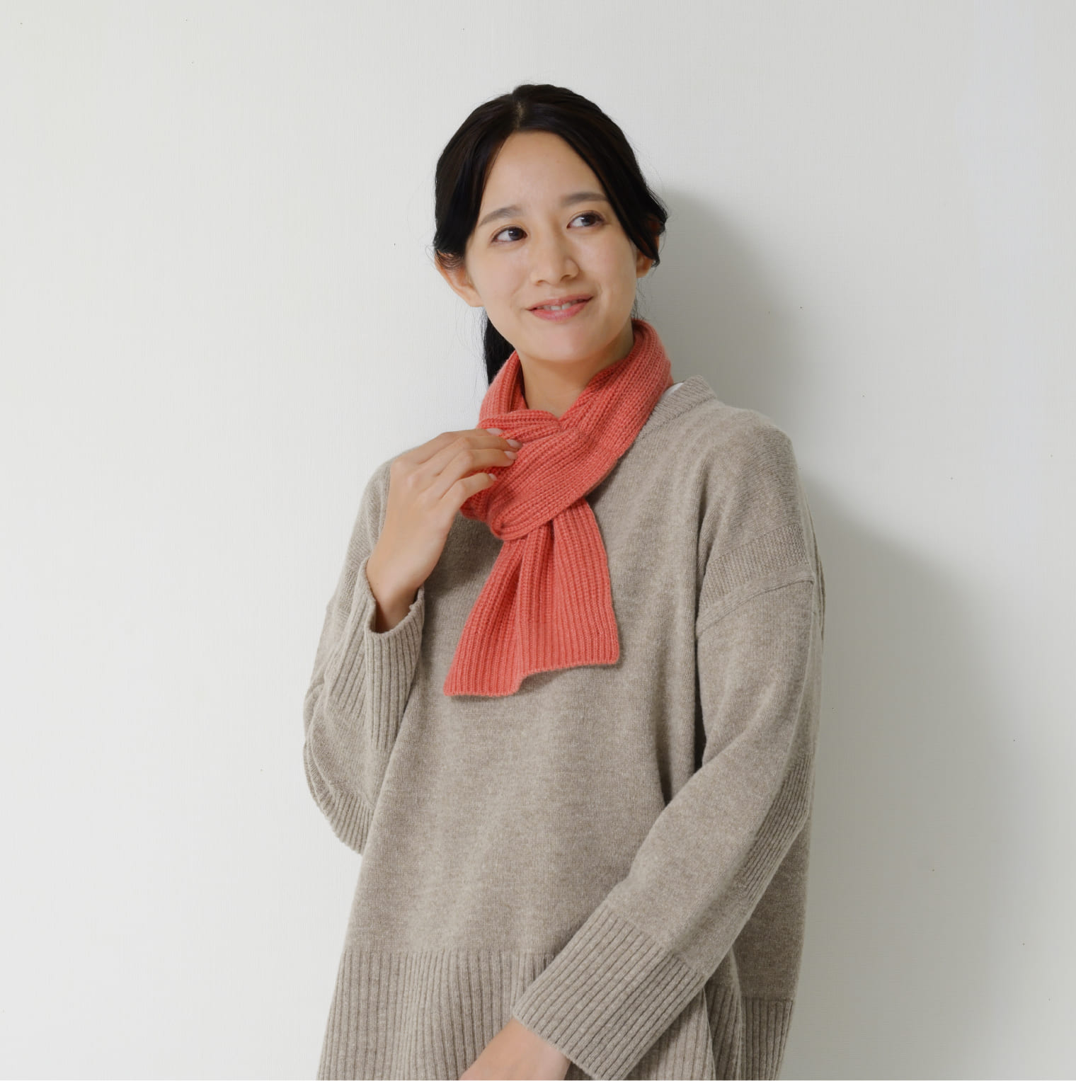 くびをつつむ / ミニマフラー 畦（ネコポス対応 送料250円） - SAIFUKU